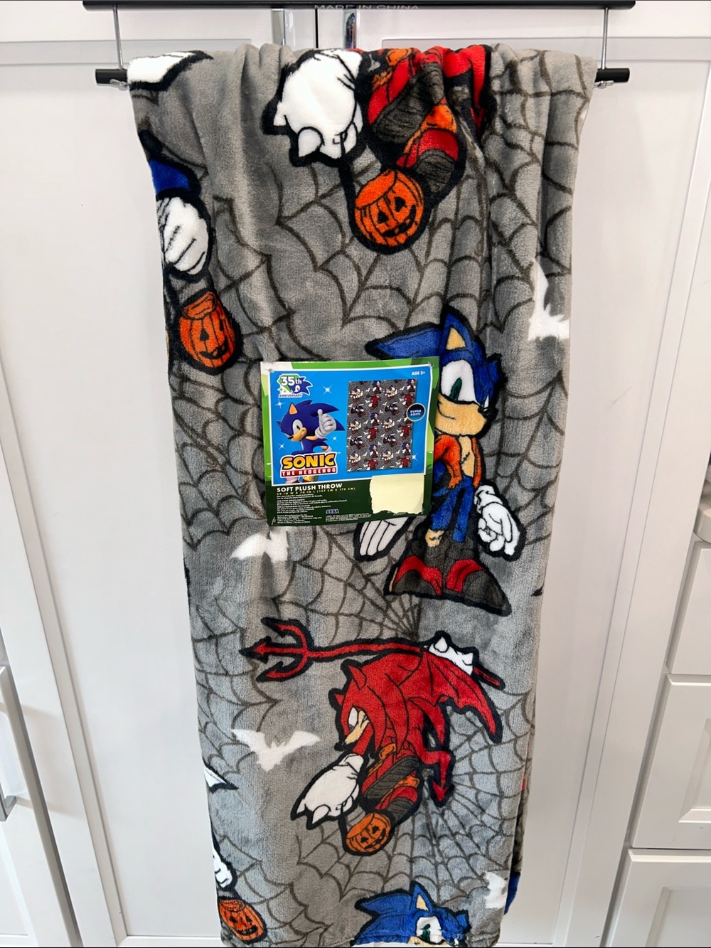 Sonic the Hedgehog Halloween Soft Plush Throw Blanket